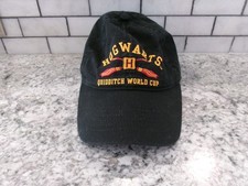 Hogwarts Quidditch World Cup Hat Cap Black Adjustable Harry Potter