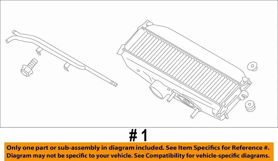 Intercooler de 2007 Subaru Impreza 9876239 Foto 4 de 4