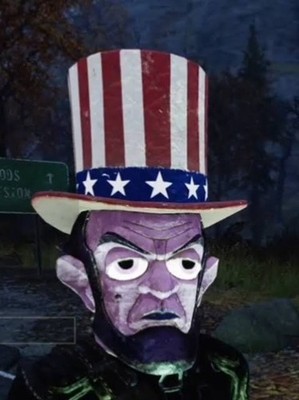 Glowing Abe Mask Fasnacht Ps4 Ps5 Fallout 76