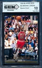 MICHAEL JORDAN 1995-96 UPPER DECK ELECTRIC COURT GEM 10 GEM MINT CARD #23!