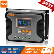 80A 60A Solar Charge Controller Solar Panel Battery Regulator 12/24/36/48V Auto