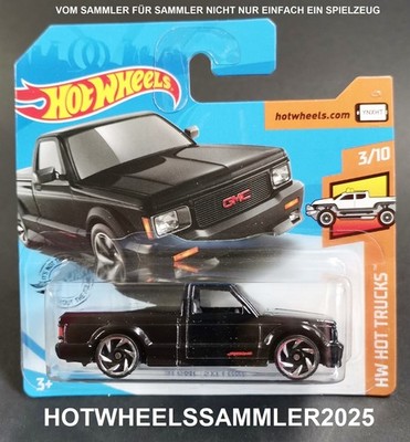 HOT WHEELS ''1991 GMC SYCLONE'' FARBE SCHWARZ HW HOT TRUCKS OVP UNGEÖFFNET