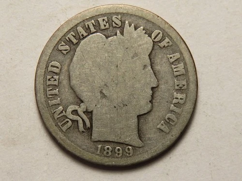 1899-O Barber Dime — photo from the most recent tracked eBay sale