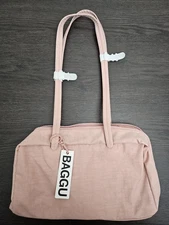 Baggu Nylon Bowler Bag (Rose Tan)