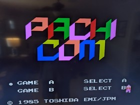 Pachicom Pachi Com Famicom NES Japan import box manual CIB+ Tested, Working!