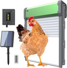 Automatic Chicken Coop Door Solar-Powered Chicken Coop Door with Remote Control