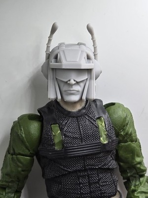 3d Print INSECT SQUAD KICK BACK HEAD  1:10 7'' SELECT DC MULTIVERSE 