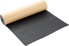NATGAI Sponge Neoprene with Adhesive 1/8” Thick X 12” Wide X 24” Long, Black 