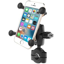 RAM Torque Short Mount w/ X-Grip Holder f/ Cell Phone, GPS fits 3/4" - 1" Rails