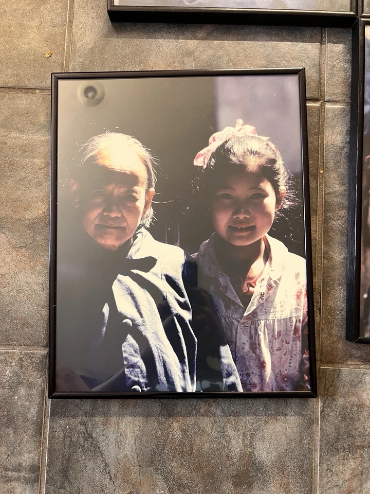 Juego de 4 grabados fotográficos chinos vintage enmarcados - estilo documental - años 70’s Foto 4 de 4