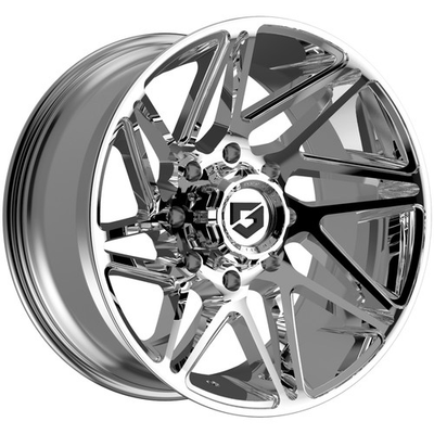 #ad Gear Off Road 777C Vortex 20x10 8x170 19mm Chrome Wheel Rim 20quot; Inch $348.99