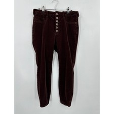 Anthropologie Pilcro Brown Corduroy Pants Size 31 Button Fly