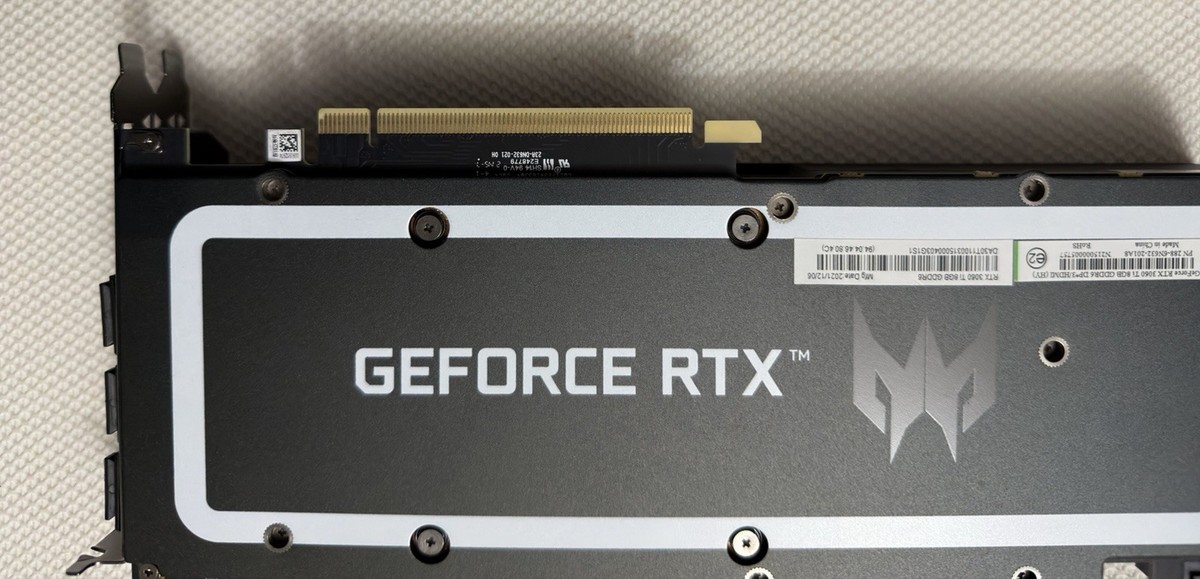 Acer Predator GeForce RTX 3060 Ti 8GB GDDR6 DP”3 Graphics Card 288