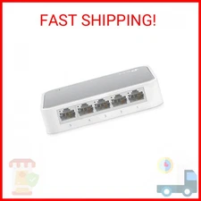 TP-Link 5 Port 10/100 Mbps Fast Ethernet Switch | Desktop Ethernet Splitter | Et