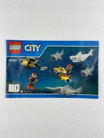 LEGO City 60095 Illustrated Instruction Manuals Booklets 1-4 English