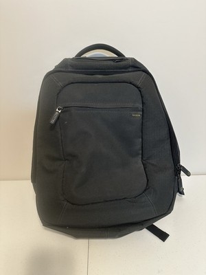 Incase Icon Black Nylon Tech Laptop Backpack Bag Adjustable Strap Padded Back