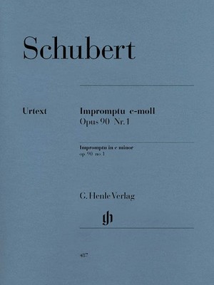 Schubert Impromptu C Minor Op 90 D 899 Piano Henle Urtext Sheet Music Book