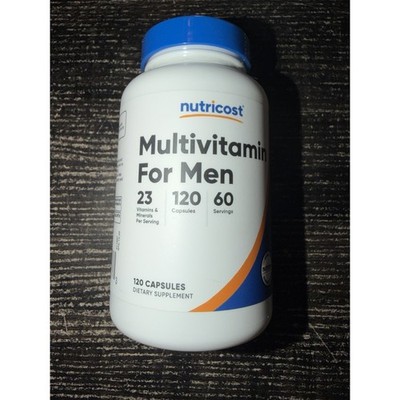 Nutricost Multivitamin for Men 120 Capsules - Vitamins and Minerals for The Heal