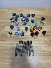Lot Of 16 Mixed Darts Metal Bodies And Tips Skulls Fire More
