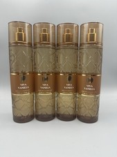 QTY 4- Bath  Body Works VIVA VANILLA Fine Fragrance Body Mist Spray 8Oz