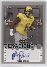 2015 Leaf US Army All-American Bowl Silver 15/25 Jacob Daniel #TD-JD1 Auto 0f8