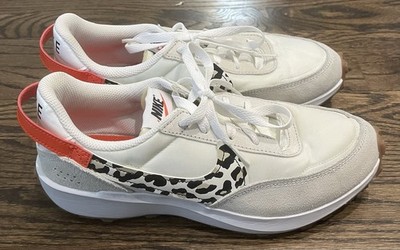 Nike Waffle Debut White Leopard Women 9