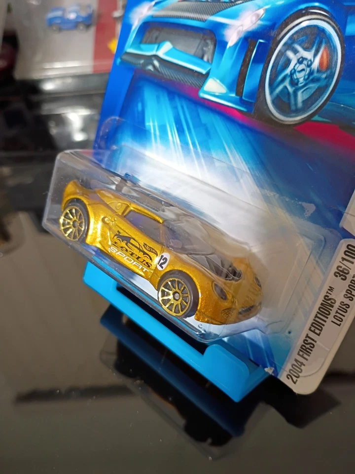 2004 Hot Wheels #036 Lotus Sport Elise Gold 2004 First Editions #36/100  - Image 4 of 4