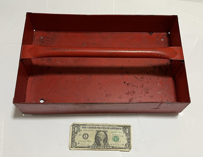 Snap-On KTA-9 Vintage 1988 Metal Tool Storage Box Tote Tray 16'' x 10''    RARE