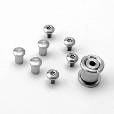 Titanium Pivot Standoff and Screw Set  For Strider SNG Folding Knife Part