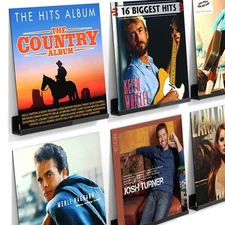 6 PCS Vinyl Record Display Shelf Wall Mount Black Acrylic Album Holder Stand