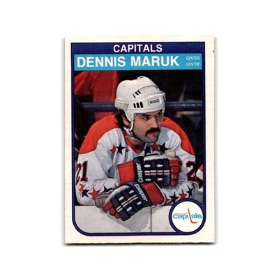 1982 O-Pee-Chee Dennis Maruk Washington Capitals #369
