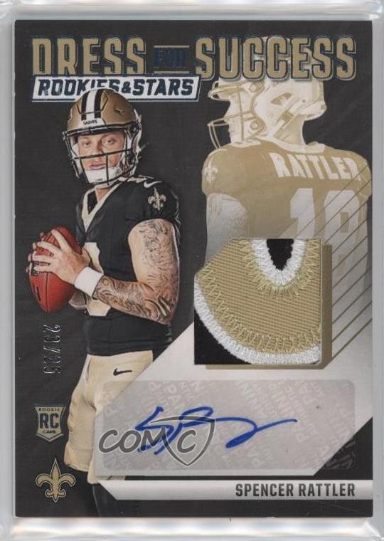 Spencer Rattler Panini Rookies & Stars Dress for Success Autograph Relics #DFSSRR Base