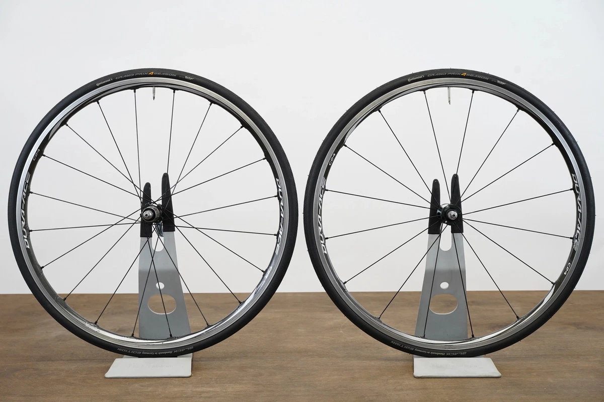 Shimano Dura-Ace WH-9000 C24 Carbon Clincher Rim Brake Wheelset 11