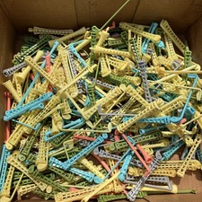 Lot of Vintage Assorted Perm Rods All Sizes And Colors Swing Arm Close