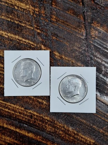 2-1964 Silver Kennedy Half Dollars  Fine Cond.