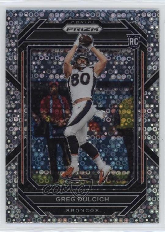 2022 Panini Prizm Rookies No Huddle Prizm Greg Dulcich #360 Rookie RC 0j19