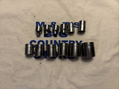 #ad Snap on Tools USA 3 8quot; Drive 12pc 6pt SAE Shallow Socket Set 211FSY 15 16quot; $101.50