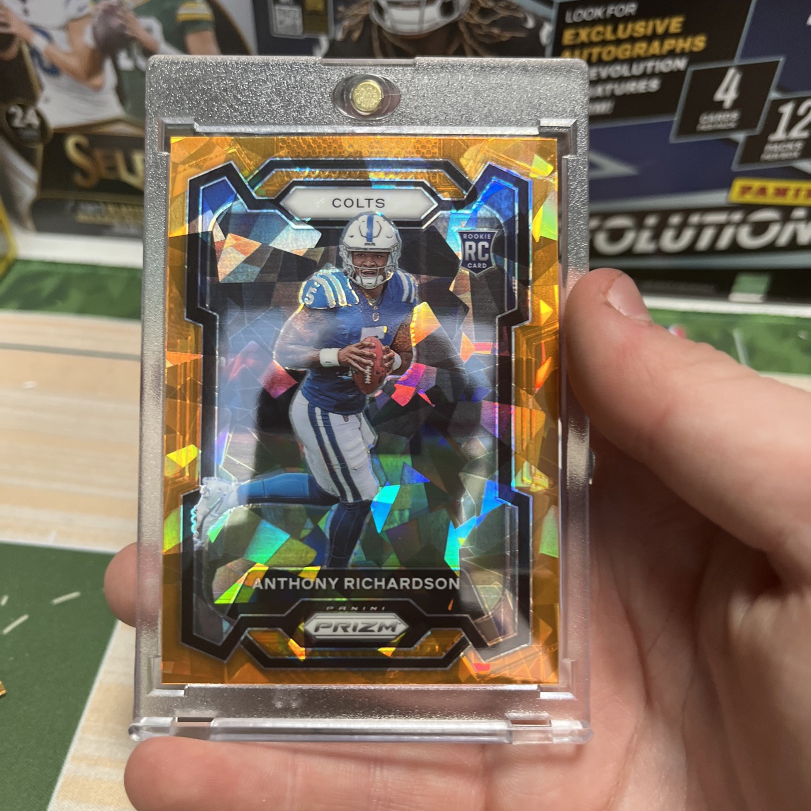 2023 Panini Prizm - Rookies Anthony Richardson #343 Orange Ice Prizm (RC)