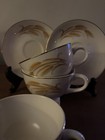 SALE!   2 Sets +1 Cup: Golden Wheat Homer Laughlin 22 K Gold Cups and Saucers — photo 2