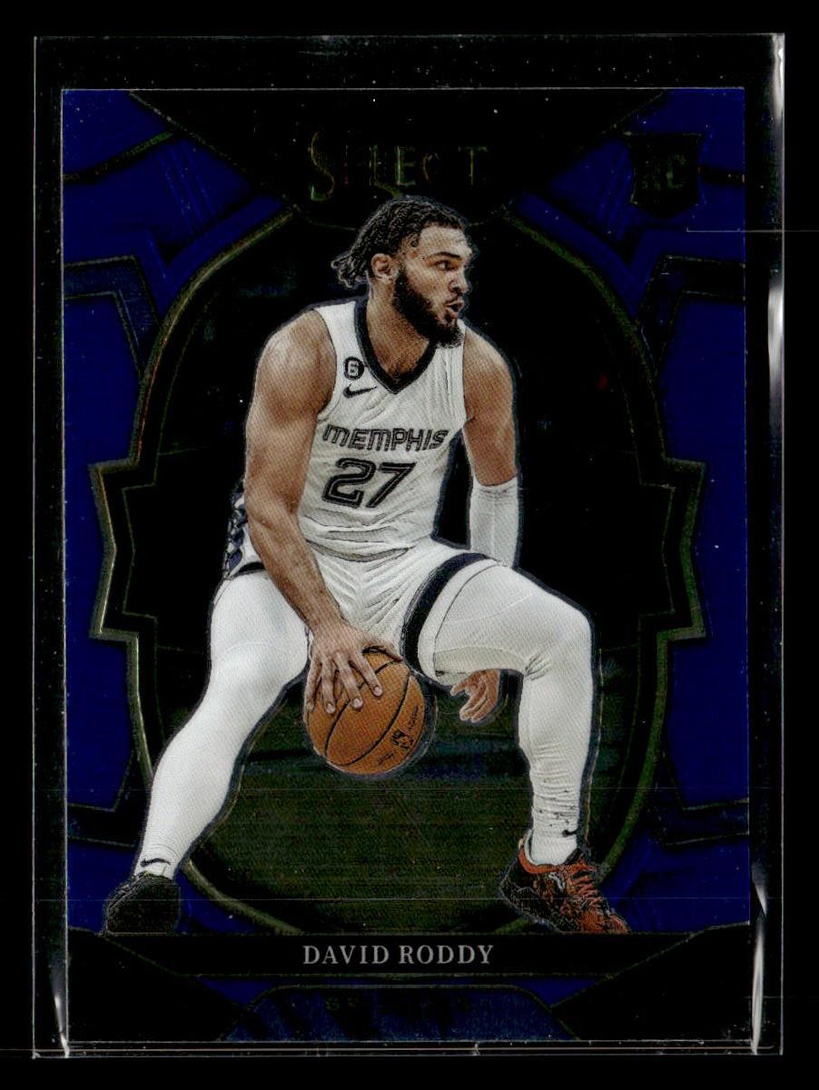 2022-23 Panini Select #78 David Roddy Blue (Retail Base) Rookie card