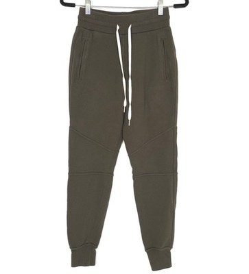 JOHN ELLIOTT Escobar Sweatpants Size 1 Olive Green Moto Style Knee USA MADE Pant