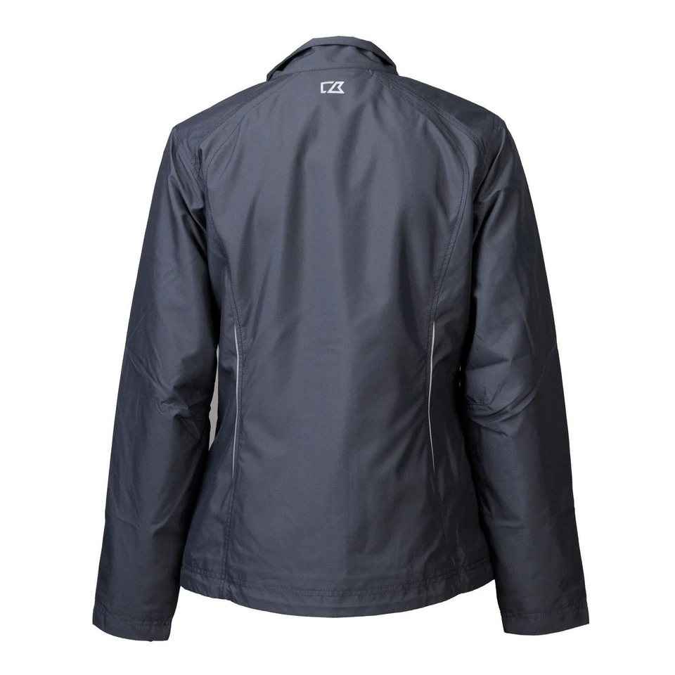 Jaqueta feminina média Weathertec tecido zíper completo com logotipo 2014-2019 C7 Corvette - Imagem 2 de 4