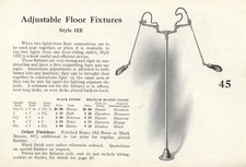 OC White Faries TAFCO 1890s 1900s Adjustable Industrial Drafting work Lamp Light