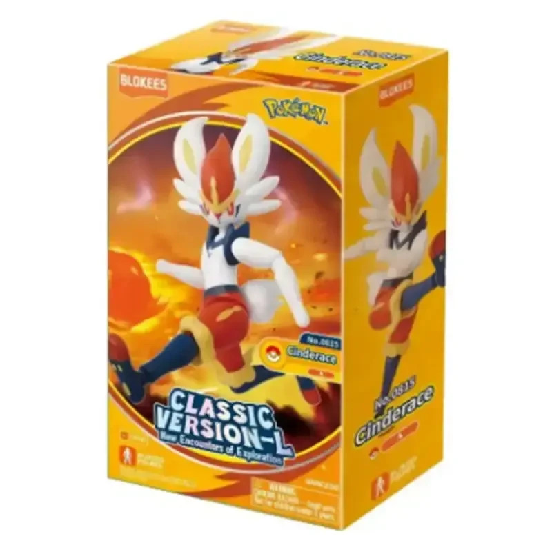 Blokees CV-L Pokemon Cinderace Action Figure Model Toys w/Box