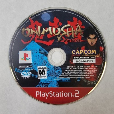 Onimusha Warlords [Greatest Hits] - Sony Loose PS2 Playstation 2 Disc