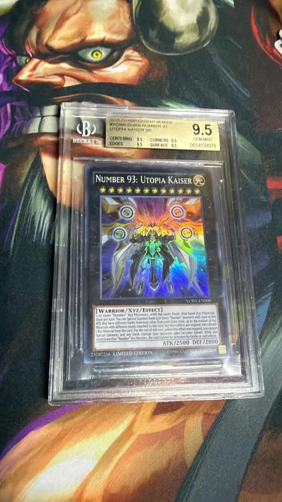 Yu-Gi-Oh! Number 93: Utopia Kaiser Championship Series YCSW-EN009 BGS 9.5