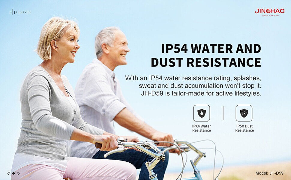 JINGHAO Digital Hearing Amplifier Noise Reduction,Charging Case,Chargeable