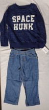 Carter's Baby Boys 2 Piece Set Long Sleeve "Space Hunk" Shirt/Pants :BD25-5
