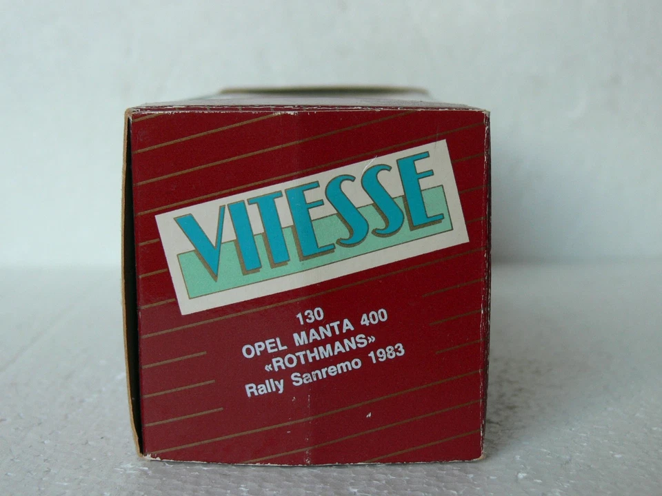 Vitesse 1:43 Opel Manta 400 "Rothmans" Rally San Remo 1983 Ltd Ed - Изображение 3 из 4