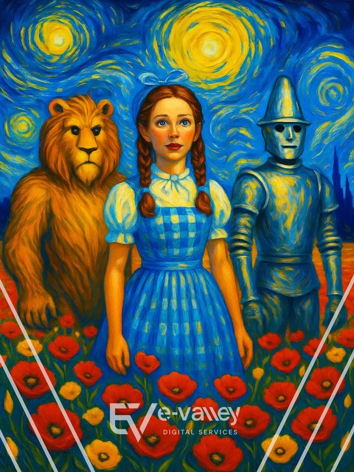 Wizard of Oz Artwork Digital Product HD Image Picture Photo Wallpaper for Print